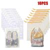 5/10PCS Travel Shoe Storage Bags Daisy Drawstring Zipper Large Capacity Clothes Shoes Organizer Portable Makeup Toiletry Bags