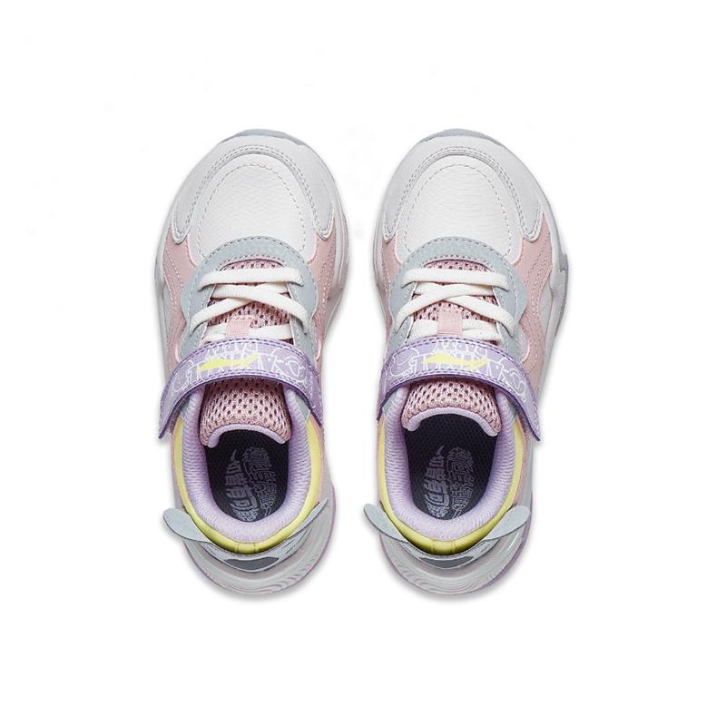 Li Ning Cloud River Shock Absorbation Rebound Удобные детские кроссовки для бега Детские кроссовки для бега Белый Розовый YKNT082-4