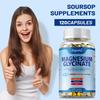 High-purity magnesium glycine capsules, 500mg, vitamin D3, zinc complex formula, protects bone and joint health.