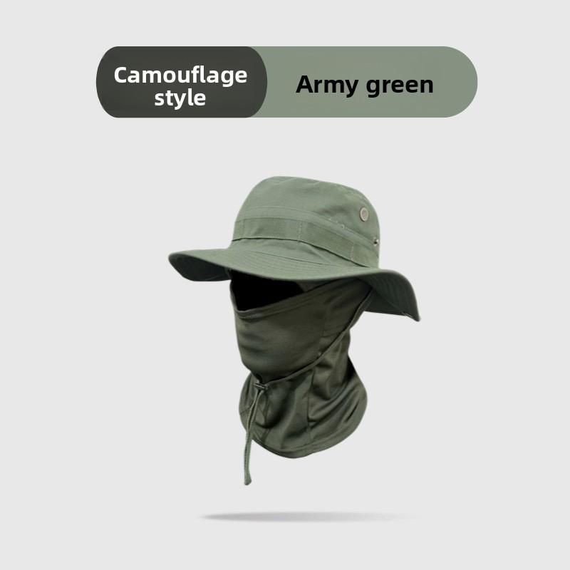 Desert Camo Sun Hat With Adjustable Fit And Quick Dry For Camping Activities