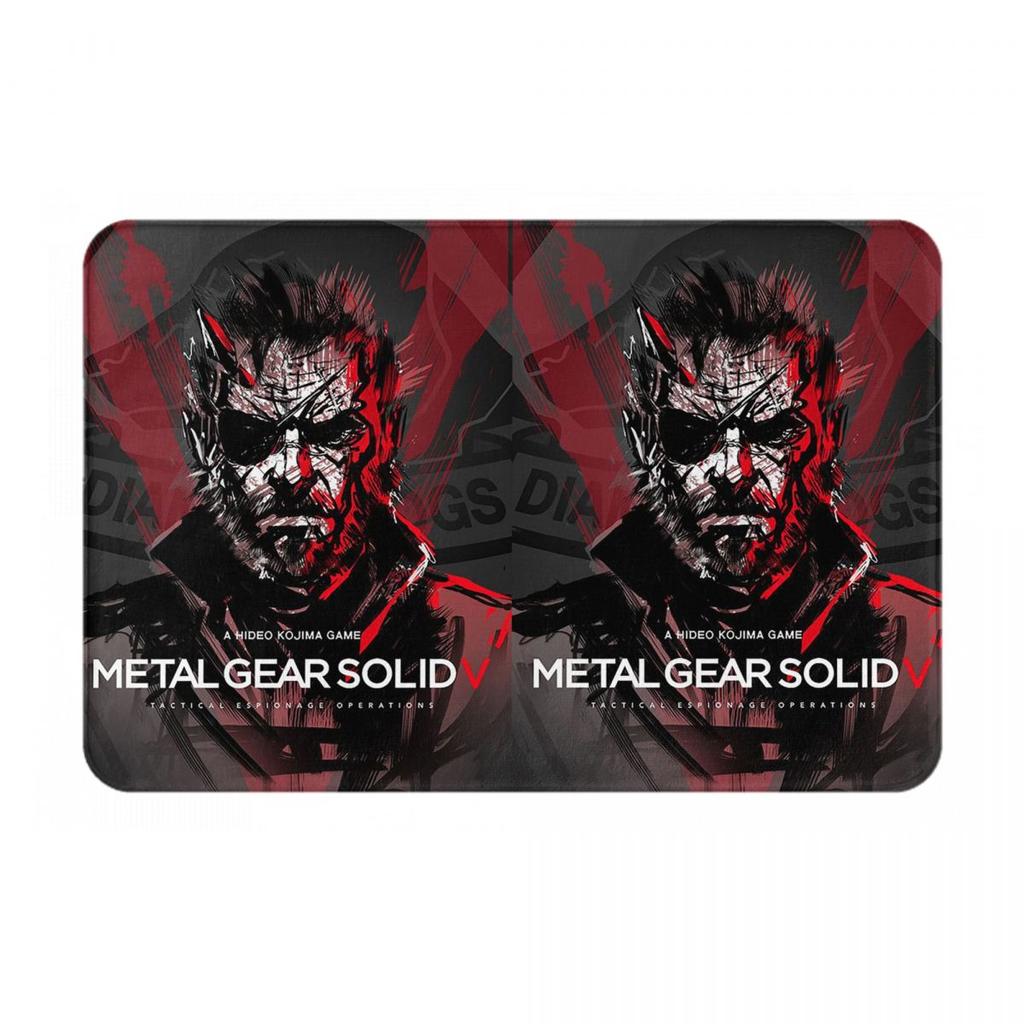 Metal Gear Solid Game Non-slip Doormat Floor Mat Cushion Carpet Rug for Kitchen Entrance Home Bathroom Living room Footpad Mats