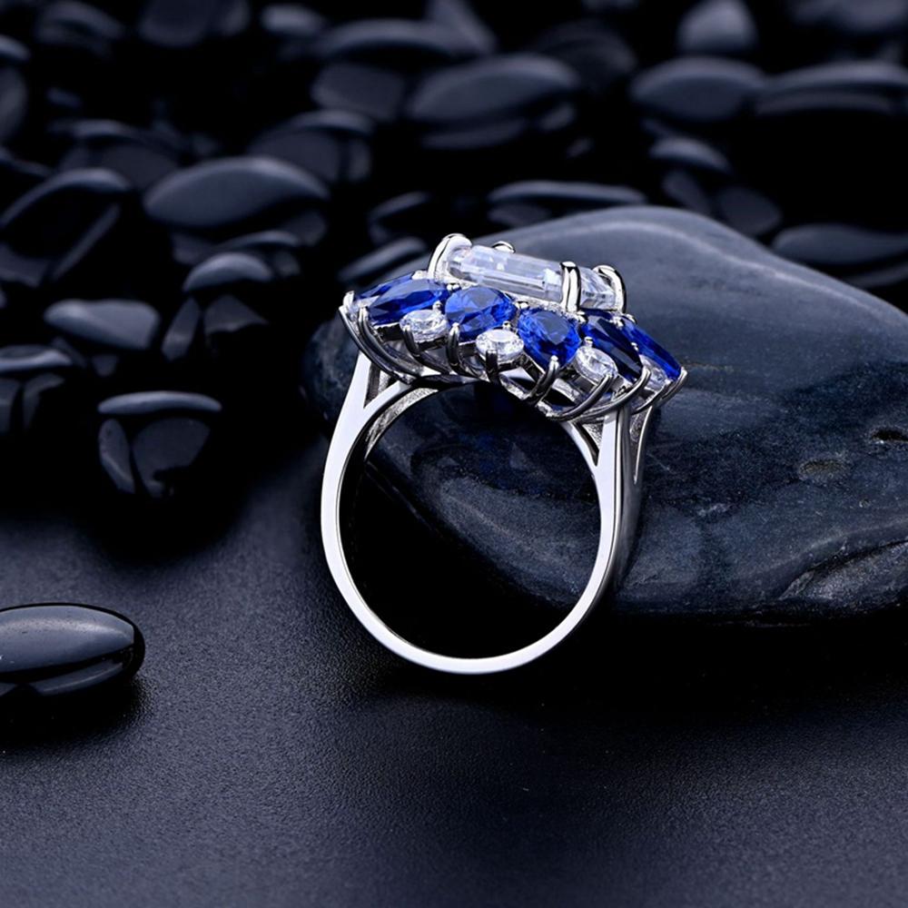 Модное роскошное кольцо с высокоуглеродистым бриллиантом 10*10 мм, подарок на свадьбу, помолвку, годовщину, стерлинговое серебро 925 пробы, ювелирные изделия