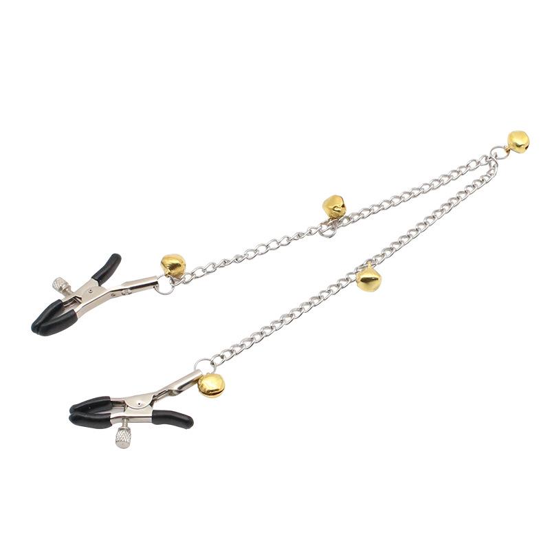 Колокольчики-зажимы для сосков для пар - Кинки-развлечения в спальне, игрушки для взрослых