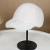 Solid Color Faux Fur Duckbill Hat Thickened Warm Plush Hat Fashion Fluffy Baseball Hat  Winter