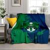 AS Saint-étienne Portable Blanket/Soft Blanket Bedding Blanket Suitable for Travel Camping Living Rooms Offices Sofas Fan Gifts