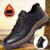 Foreign Trade Large Size Men's Shoes 2025 New British Casual Shoes Men's Non-slip Outdoor Hiking Shoes Leather Shoes Men
