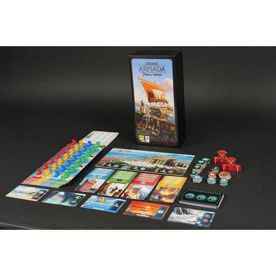 Korea Board Games 7 Wonders 2nd Edition Expansion Armada Board Game, Popular Korean Game