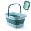 Folds Down To Just 8cm. HASEVI Foot Bath Bucket, Foldable Footbath Bucket, Upgraded Quality, Waterproof, Insulated, Lightweight, and Easy To Store. Pe