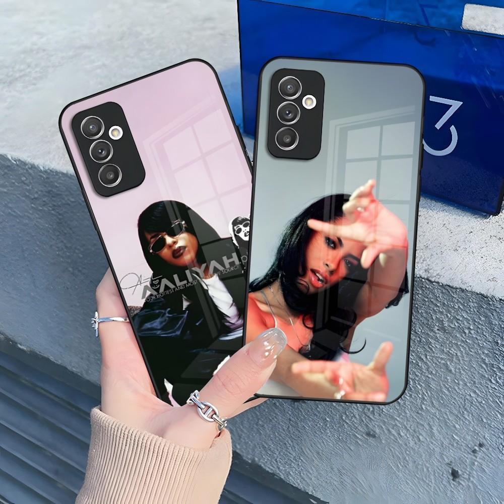 Чехол для телефона A-Aaliyah Hip Hop Music для Samsung Galaxy S24 S23 S22 S21 S20 A24 A34 A54 A53 Note20 M54 Fe Ultra Plus Стекло