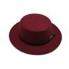 New Felt Hat Men Fedora Hats with Belt Women Vintage Trilby Caps Wool Fedora Warm Jazz Hat Chapeau Femme Feutre Panaman Hat