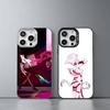 A-Angel D-DustS H-Hazbin Чехол для телефона для iPhone 17,16,15,14,13,12,11 Plus,Pro Max,XS,Цветной серебристый чехол для телефона