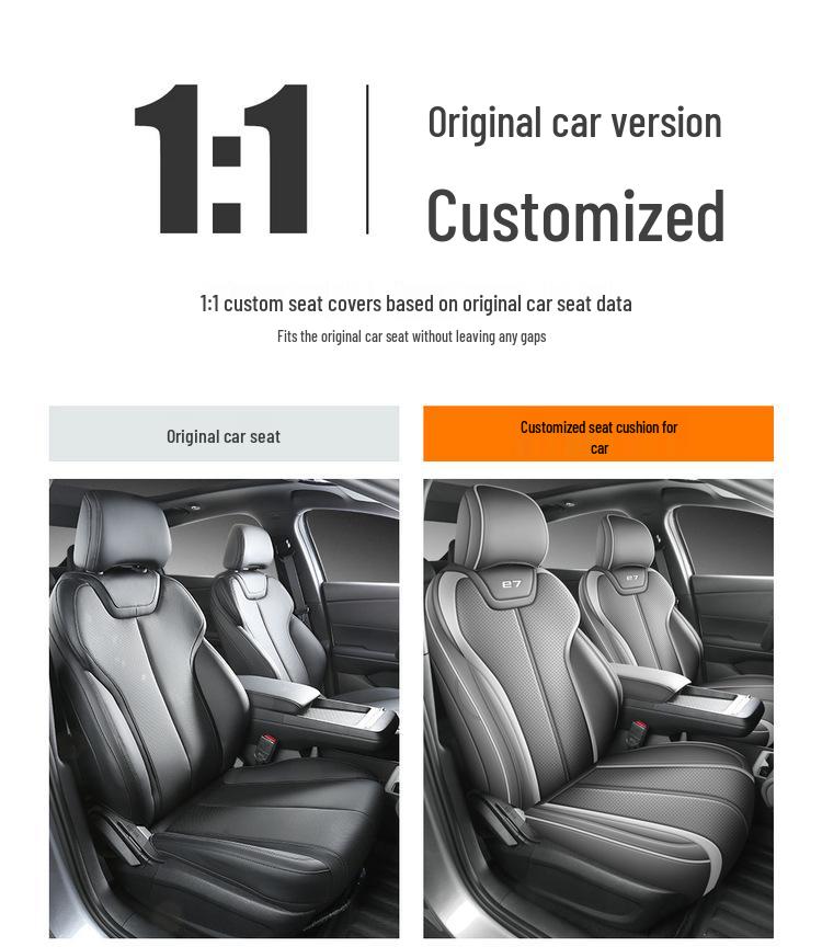 2026 BYD e7 Перфорированная дышащая кожаная накидка на сиденье