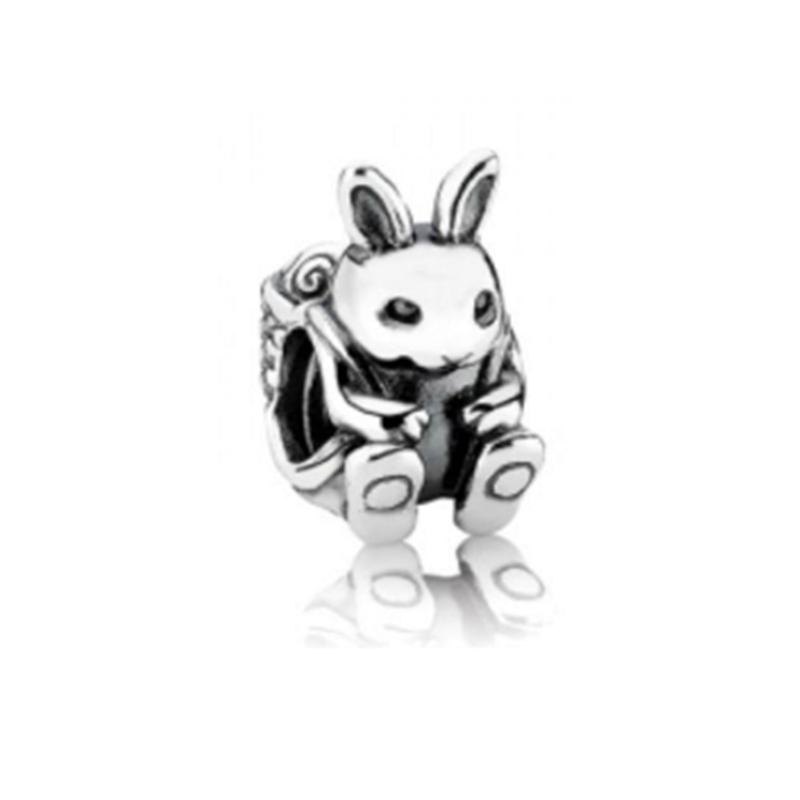 Animal Series Charms Fox Owl Sea Turtle Rabbit Raccoon Highland Cow Beads Fit Bracelets Beads DIY Jewelry Gift