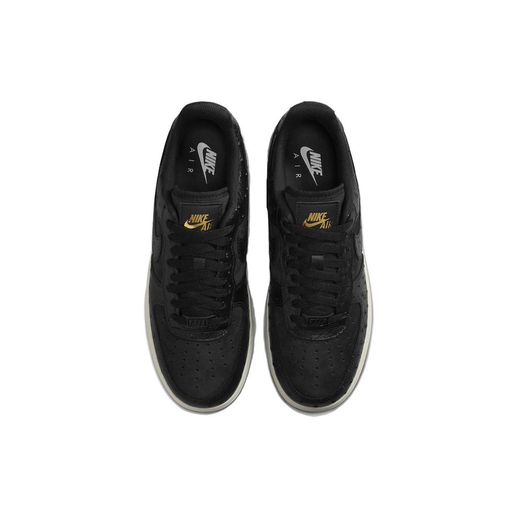 Nike Air Force 1 07 LX Black Ostrich Women Sneakers Sail Gum-Light-Brown DZ2708-002