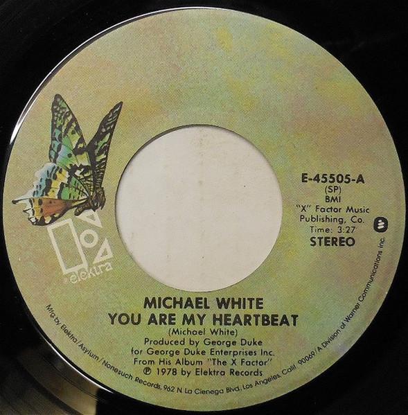 7-дюймовая пластинка MICHAEL WHITE - You Are My Heartbeat E45505 Elektra 1978 US Jazz Б/у