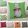 Pillowcase Pineapple Pattern Square  Christmas Zipper