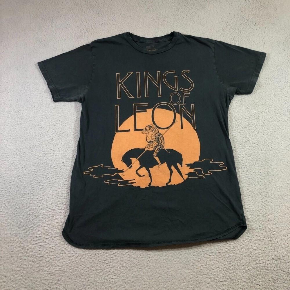Kings of leon Группа Черная Футболка Унисекс Футболка Все Размеры S-234XL Унисекс Футболка