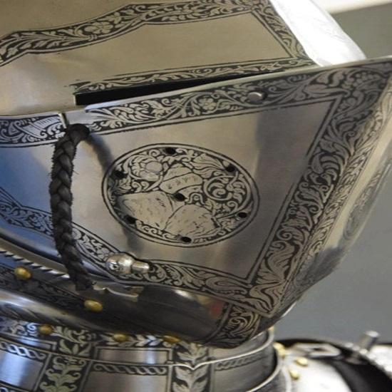 Европейский стиль полный боевой доспех средневековый европейский боевой доспех 15 века