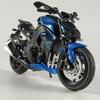 Масштаб 1/12 Игрушечный мотоцикл Kawasaki Z1000 Миниатюрная литая металлическая модель Суперспорт Звук и свет Коллекция Подарок для мальчика Ребенок Хобби