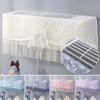 1PC Air Conditioning Curtain Wall Mounted Protector Anti-direct Lace Embroidery Flower Curtain Windproof 94cm