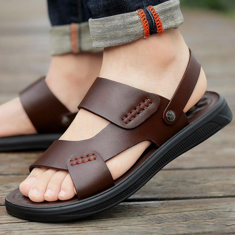 Beach Shoes Men's Summer Outdoor Antiskid Fashion Versatile Casual Men's Sandals Slippers Dual Purpose
