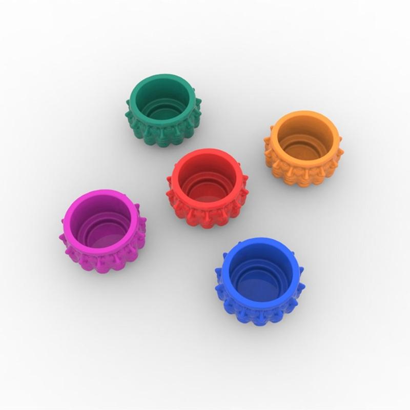 Succulents Flower Pot Resin Silicone Mold Suitable for Diy Garden Concrete Flower Pot Candle Holder Crafts Home Decor