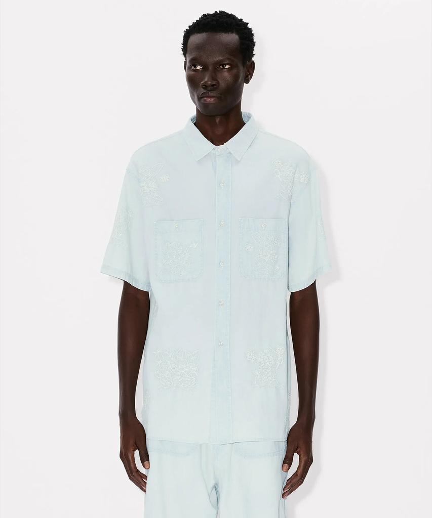KENZO Men'S Cartoon Short Sleeve Shirt_K265Amic01Blx