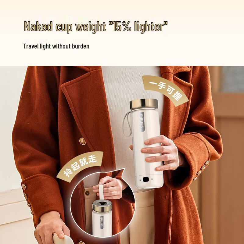 Philips Портативный электрический чайник и термокружка AWP3319