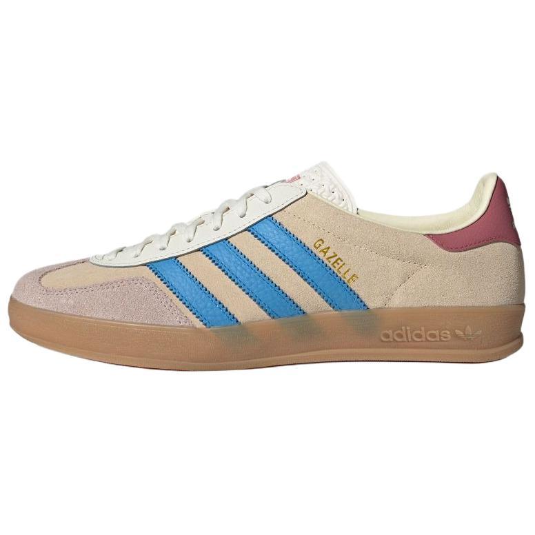 adidas Оригинальные Gazelle Indoor Удобные Мягкие Тонкая Подошва Прочные Низкие Кроссовки Унисекс Кроссовки Коричневые JQ0010