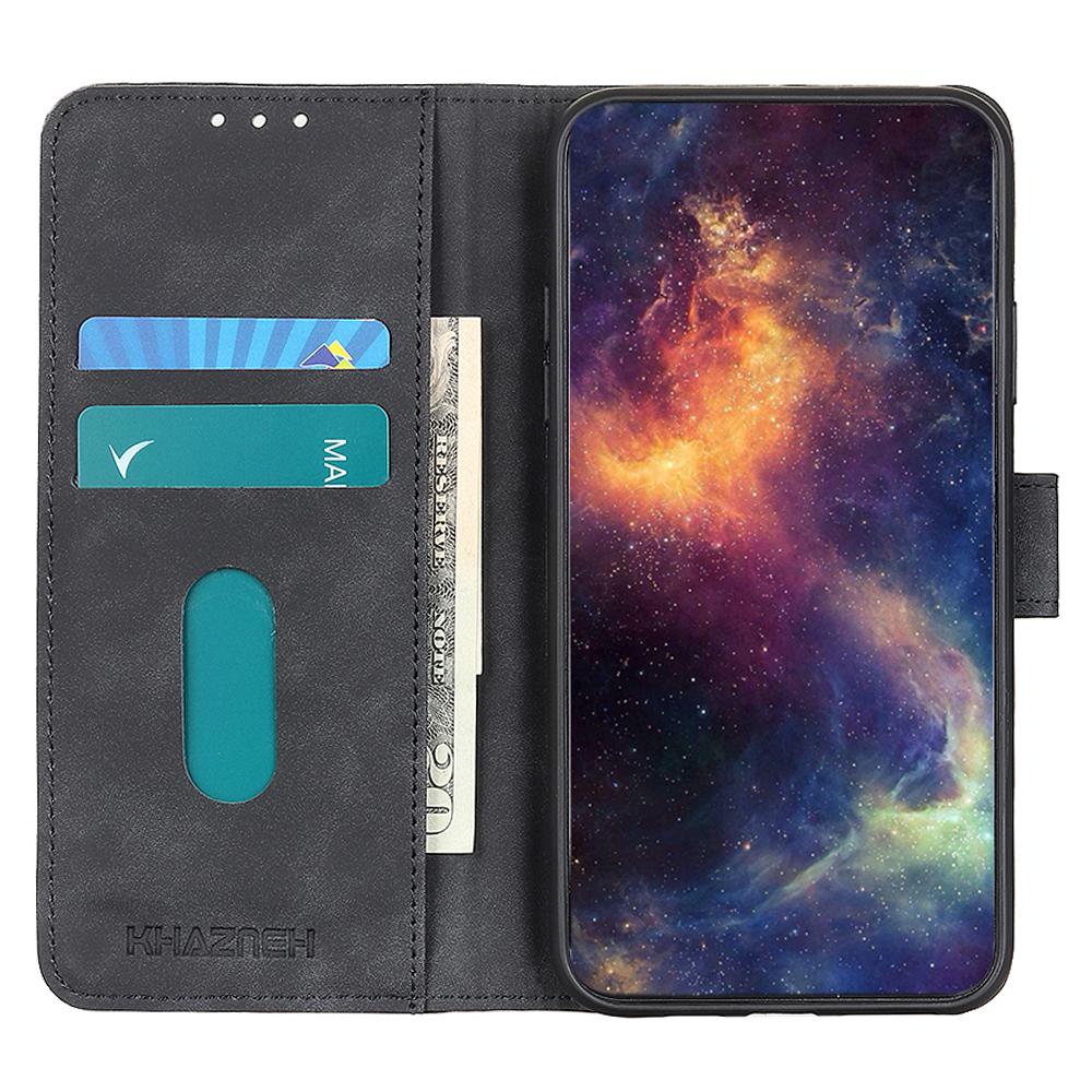 KHAZNEH For Google Pixel 8 Pro Retro Leather Phone Case Wallet Stand Cell Phone Cover