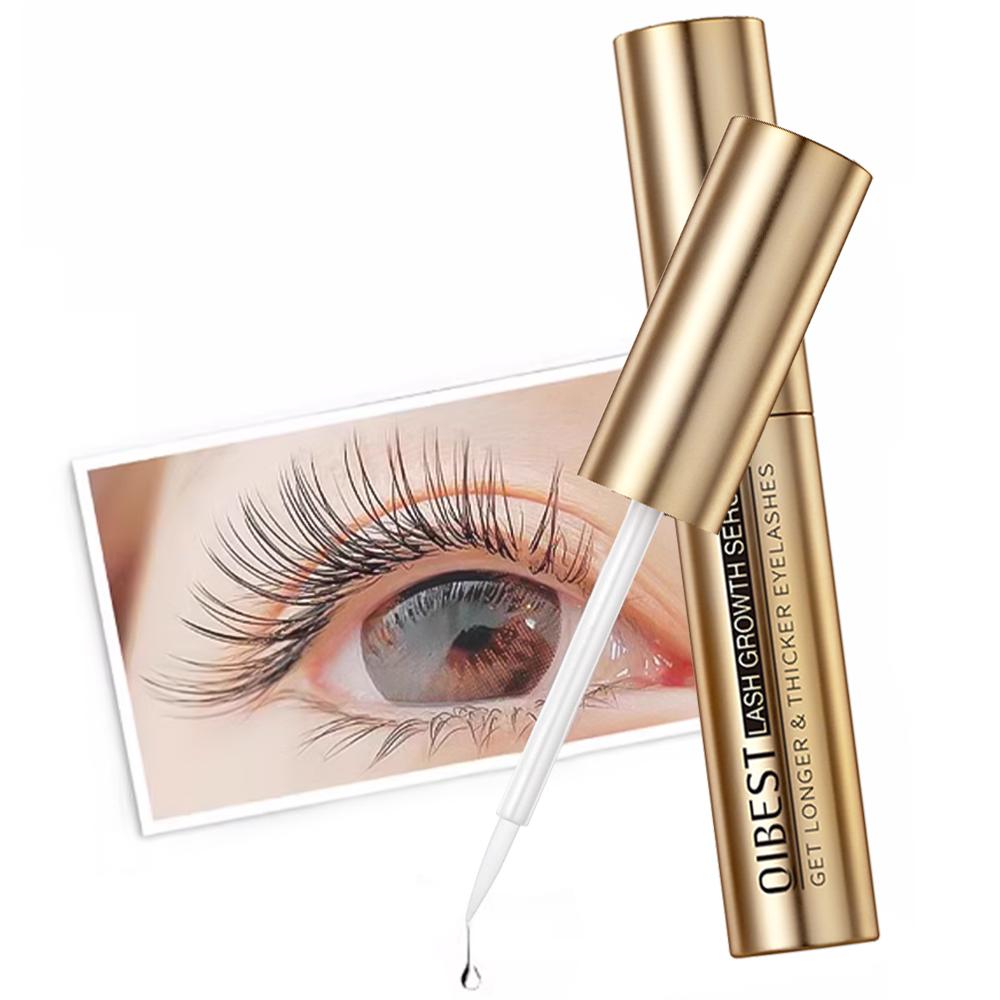 QIBEST Eyelash Nutrient Mascara Essence Eyelash Root Strengthening Specialized Eyelash Nutrient for Treatment Damage, 2 Pieces, 3.5ml