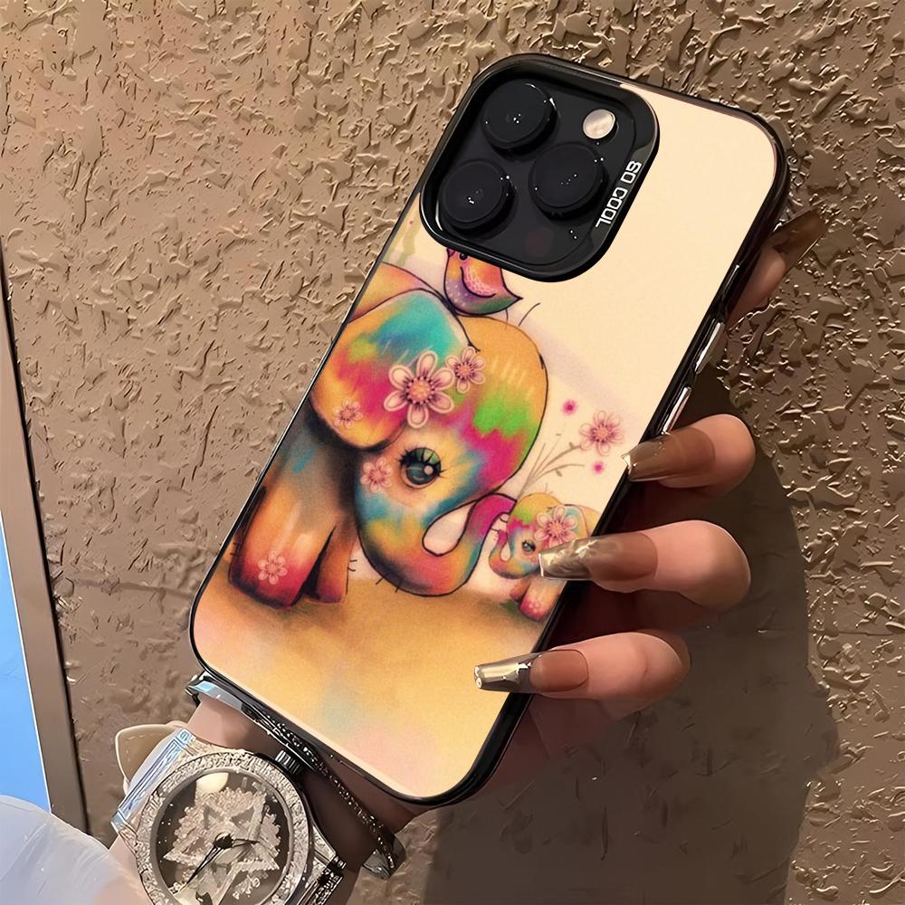 Opal The Hopeful Elephant Phone Case for iphone 16 15 14 13 11 12 Pro Max Xr X Xs Plus black silver hard shell Cover