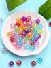Acrylic Pendant DIY Jewelry Making Craft Accessories Fashion 80-500Pcs AB Color Necklace Bracelet Round 4/6/8mm Loose Beads Candy Color
