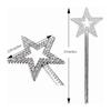 Golden Silver Princess Sticks Role-playing Star Wand Cosplay Props Fairy Wand  Girls Costume