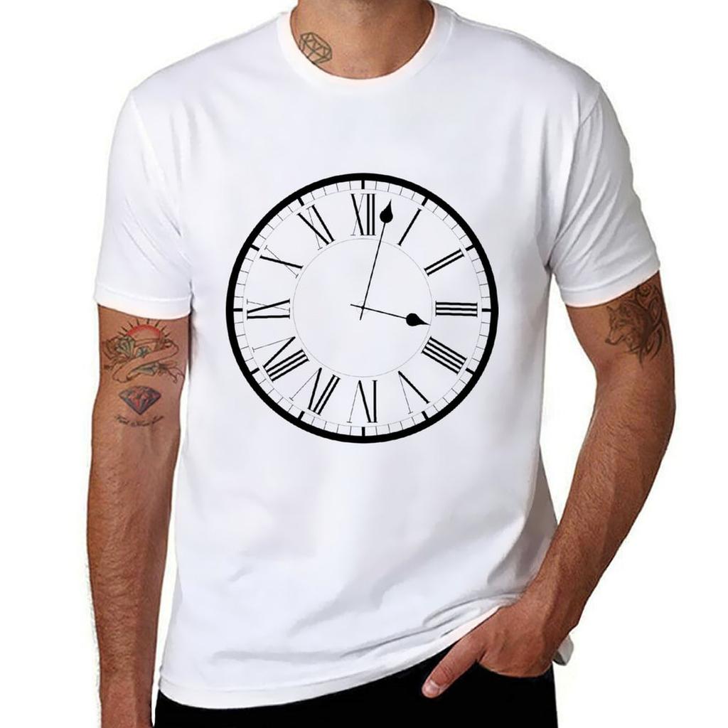 Clock TShirt Creative Graphic Tee Shirt TShirt