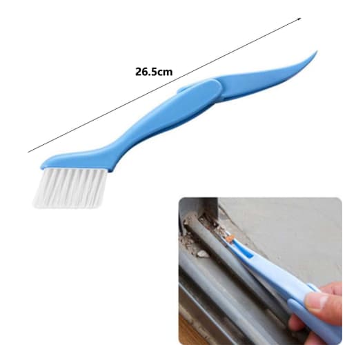 DOOKAA Air Conditioner Cleaning Kit, 3-Piece Set, Blue Folding Brush for Air Conditioner Fins, Fin Cleaning Brush, Air Conditioner Fin Comb, Cleaning
