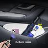 Для BYD Sea Lion 05 DM-i 2026 2026 Автомобильные Дверные Слоты Хранения Бочка Кожаный Коврик для Дверного Паза Защитная Накладка Аксессуары для Интерьера