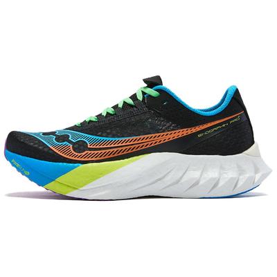 Кроссовки для бега унисекс Saucony Endorphin Pro 4, амортизирующие, износостойкие, низкие, цвет Черный Синий FUTURE BLACK, артикул S30939-550