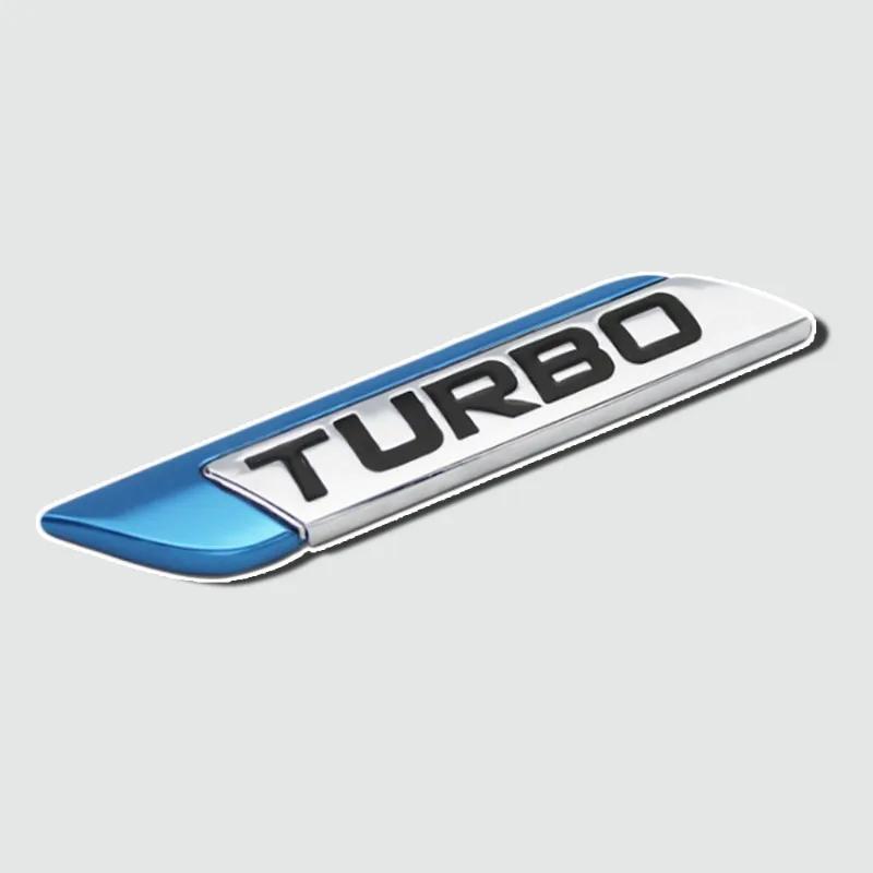 TURBO 3D металлическая эмблема значок для кузова автомобиля универсальный внешний стиль автомобиля эмблема наклейки декоративные наклейки