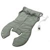 Back Heating Pad Dark Grey Soft Plush Hands Free Design Ergonomic Neck Outline 6 Temperature