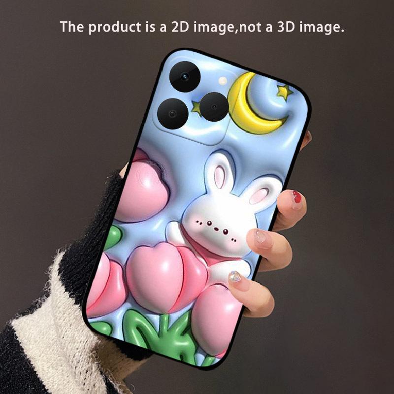 Чехол для Realme 15T RMX5111 RMX5112 Модный Милый Силиконовый Мягкий ТПУ Задняя Крышка Для Realme 15 T Realme15T Корпус Телефона Fundas Capa