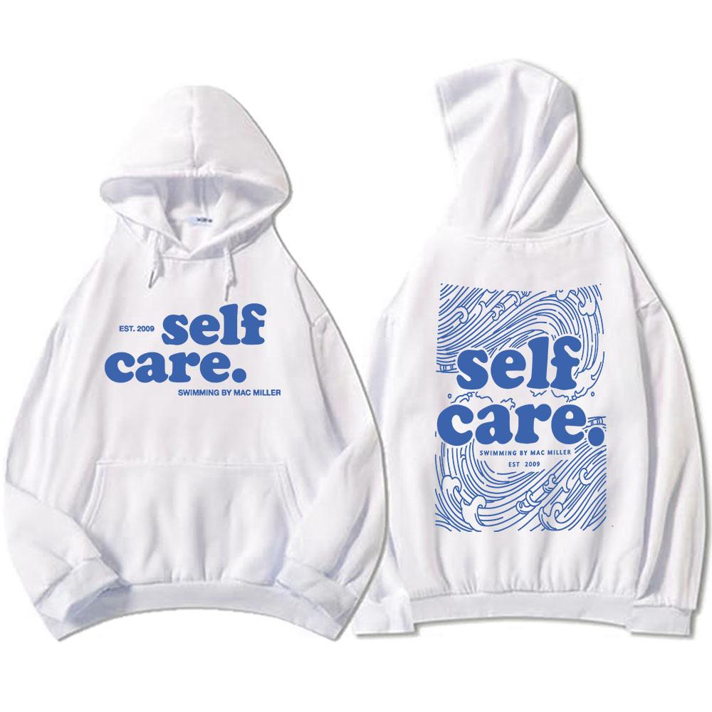 Толстовка Heavy Mental Macc Miller Self Care Повседневные мужские толстовки с длинным рукавом Зимне-весенние пуловеры с капюшоном Толстовки