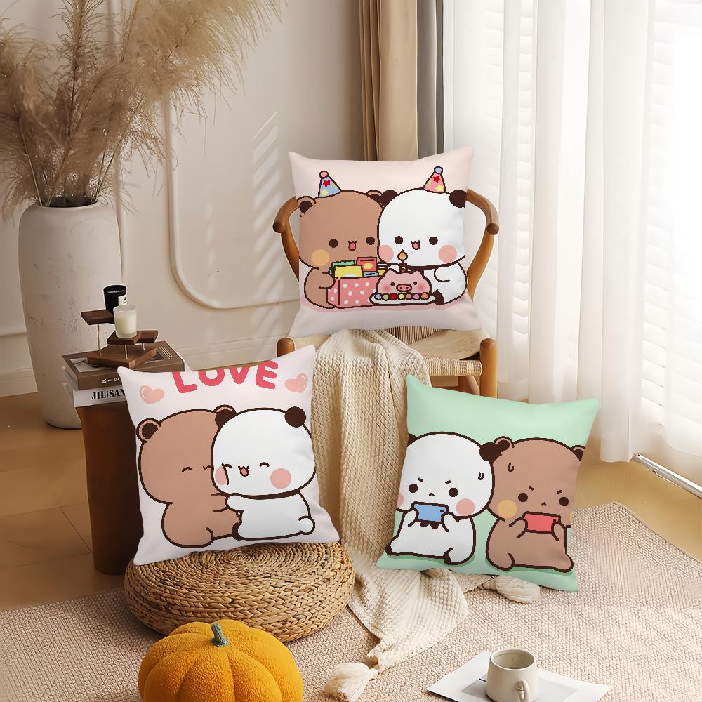 Cartoon Bubu Dudu Cute Pillow Case Office Cushions Suitable For Sofa Car Bedroom Decorative Cushion Cover