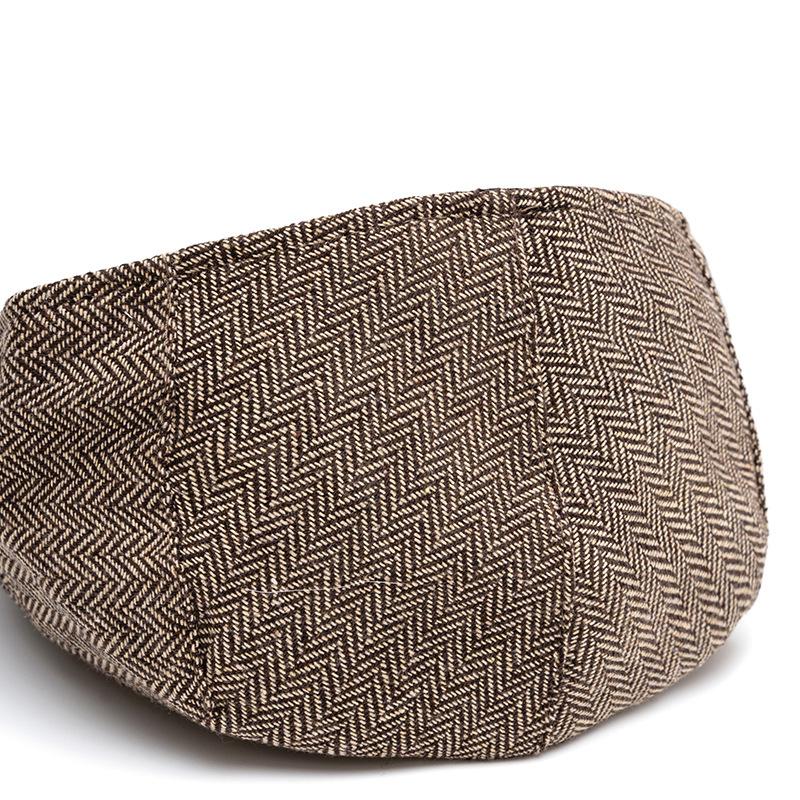 Мужская классическая британская кепка газетчика, берет из искусственной шерсти, ретро-кепка