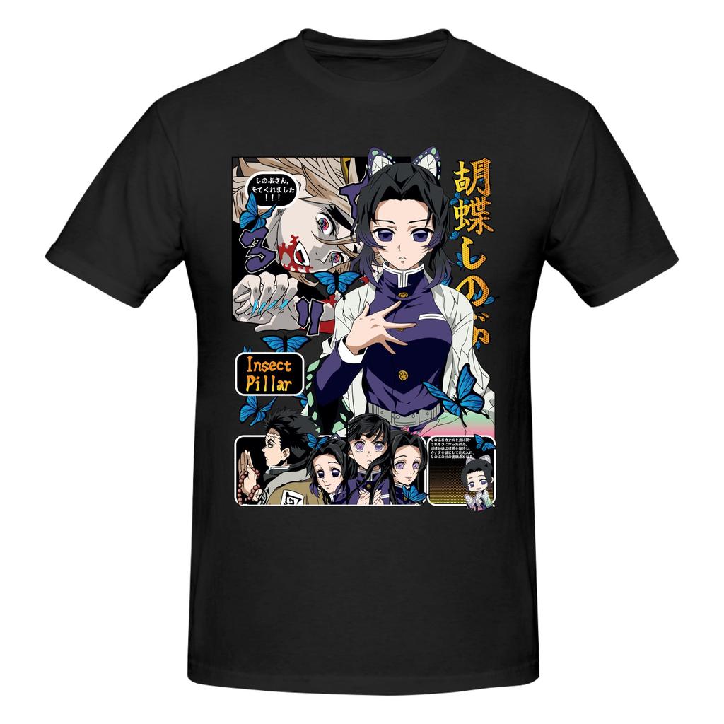 Demon Slayer T Shirts Cotton Tees Shirt Streetwear Round Neck Kokushibo Tokito Tshirt Casual Short Sleeve Clothing 2026 Summer Unisex