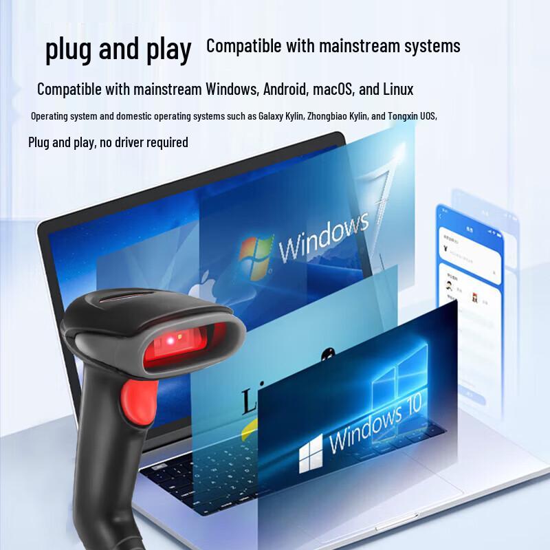 GEPAD W-260 Беспроводной 2D сканер штрих-кодов