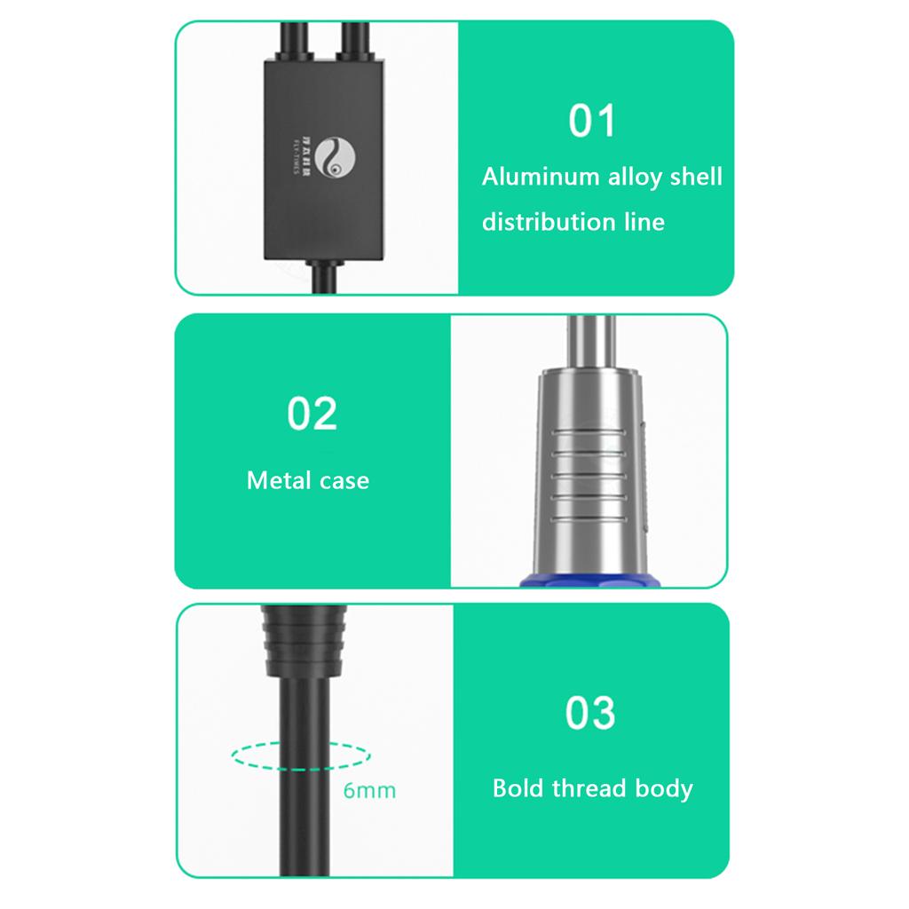 15 см-10 м 6,35 мм аудиокабель штекер-двойной штекер стерео шнур Y-разветвитель проводная линия для микшеров и усилителей