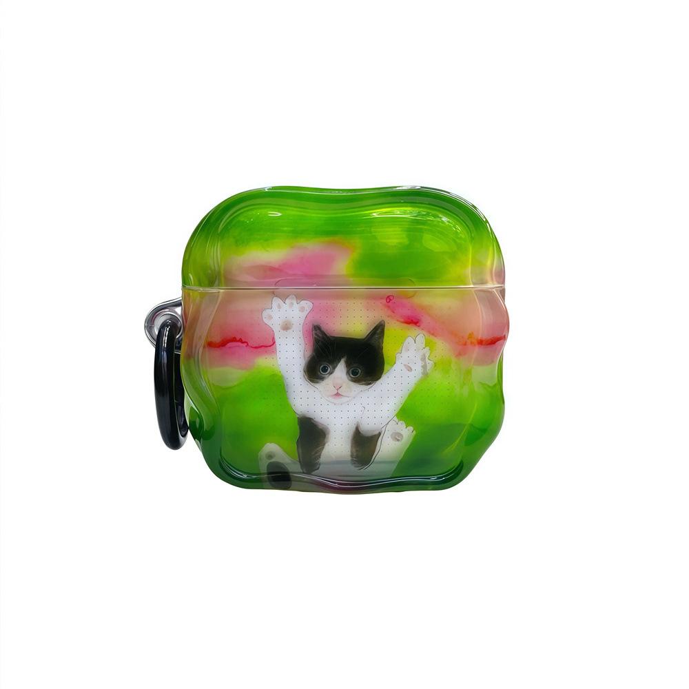 Apple AirPods 1 /1 generation personality gradual change color sea earphone cover for airpodsPRO1 niche anti-drop