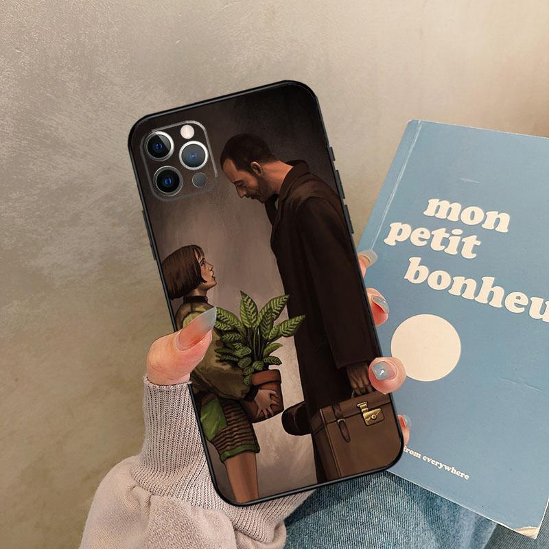 Retro Leon The Professional Case For iPhone 17 Air 16 15 14 13 11 12 Pro Max 13 mini XR 15 16 Plus 16e Back Cover Shell