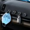 bja6 For Volvo 1/2PCS Metal Car Hooks Storage Sticker Auto Storage Accessories For Volvo T6 AWD C40 C50 C70 S40 S60 S70 S80 S90 V40 V